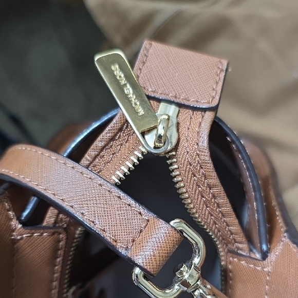 Michael Kors Tan Leather Satchel - Picture 4 of 6